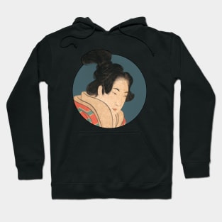 Katsushika Hokusai Portrait of a Woman Hoodie